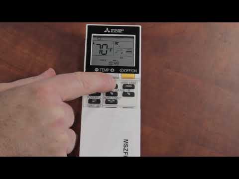 How to Use the Mitsubishi MSZ-FH Remote (SG15H) - Basic Functions