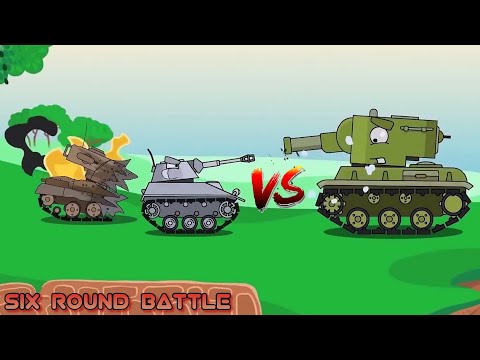 World Tanks Animation six round battle। Japan vs USA Confrontation।