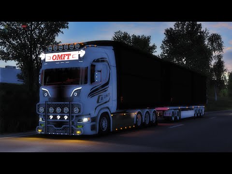 Scania NG S hooklift | Ets2 1.46 | Promods