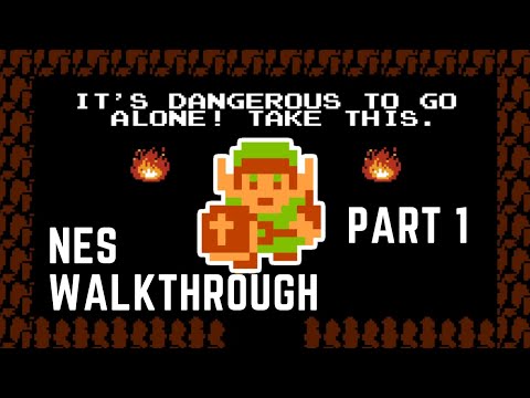 The Legend of Zelda (NES) Walkthrough!  Part 1
