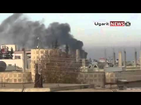 تدمير دبابة بعد استهدفها من قبل كتيبة شهداء بصر الحرير في محافظة السويداء