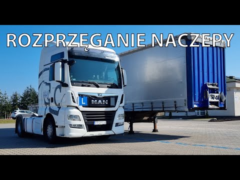 Rozprzganie naczepy | Instrukcja krok po kroku