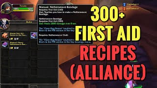 Netherweave Bandage Recipe 300+ First Aid Trainer (ALLIANCE) (WoW TBC)