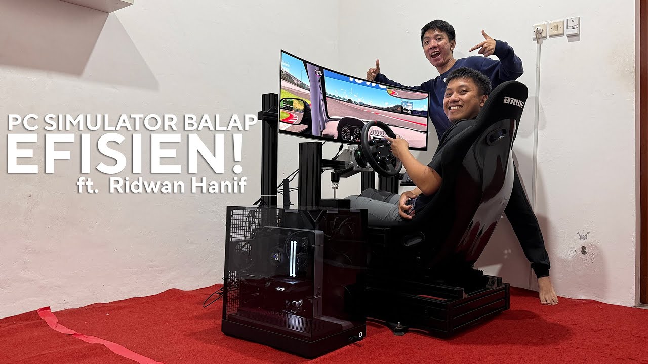 RAKIT PC SAMPE KLATEN UNTUK SIMULATOR BALAP PUNYA RIDWAN HANIF