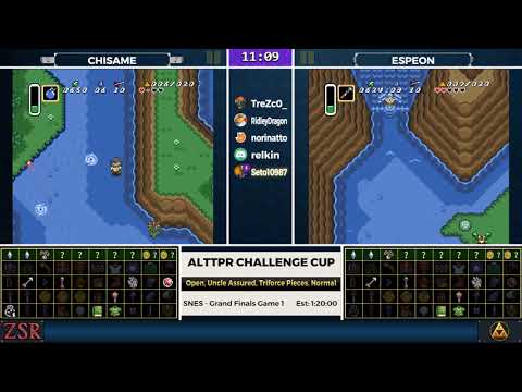 ALttPR Challenge Cup: GRAND FINALS Game 1 - Chisame vs. espeon65536