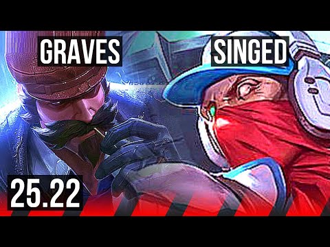 GRAVES vs SINGED (TOP) | EUW Grandmaster | 25.22