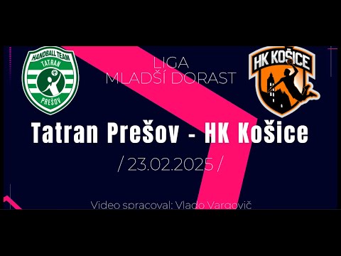 Tatran Prešov vs. HK Košice, Mladší dorast 23.02.2025 / Celý zápas /