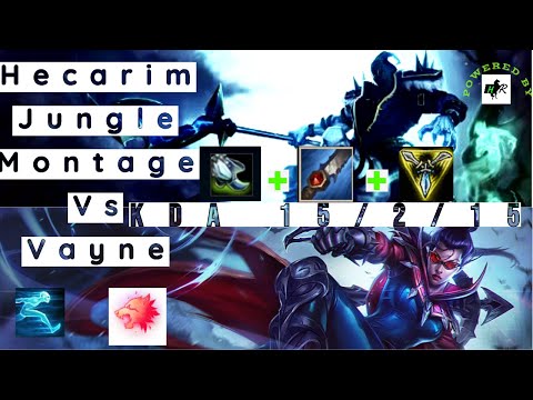 Hecarim Jungle Montage - Hecarim Jungle vs Vayne Fun 330k Mastery.