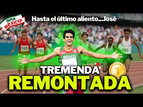 TREMENDA REMONTADA de José Villarreal: Mexicano DEVORA los 1500 metros | Medalla de Oro