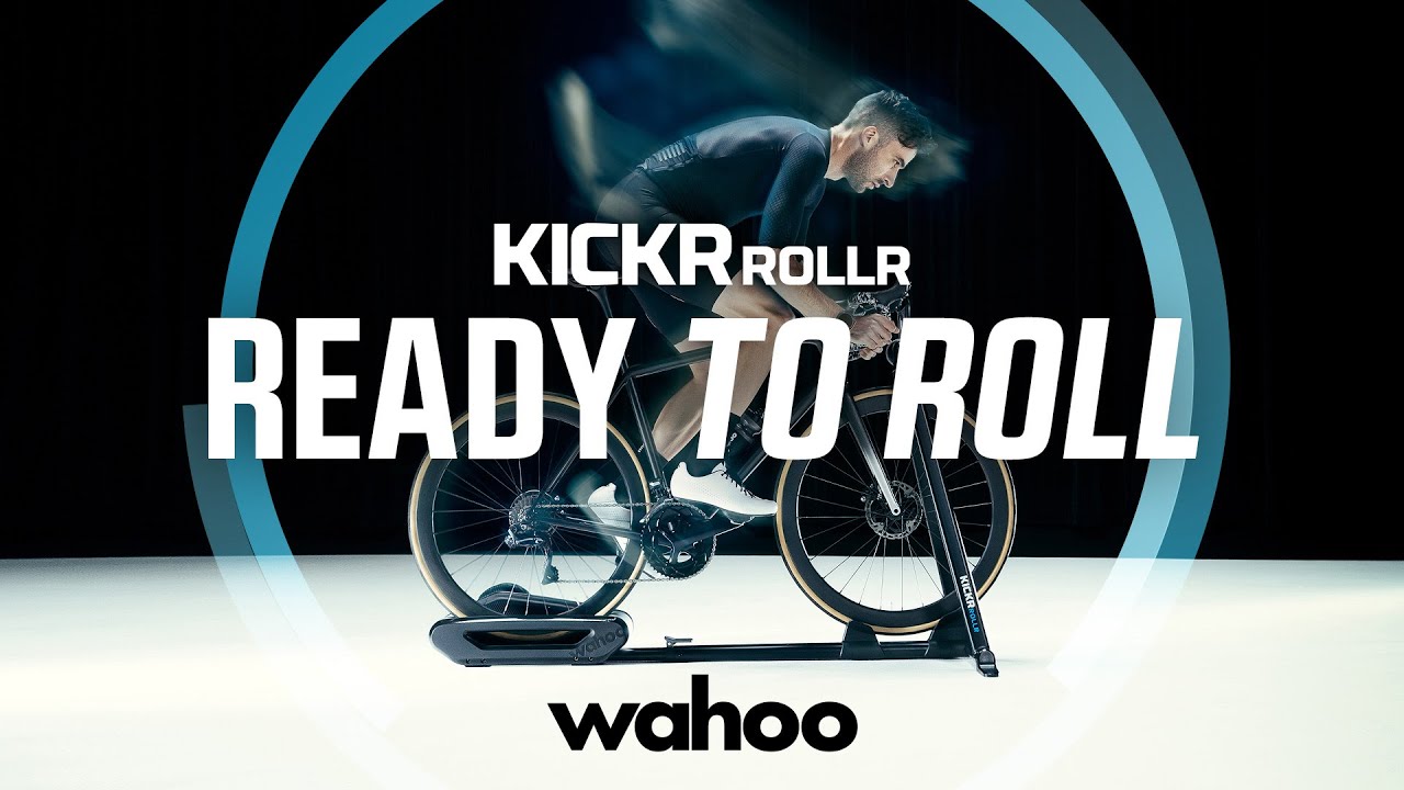 Wahoo KICKR ROLLR + POWRLINK ZERO Single-Sided Power Pedal Bundle