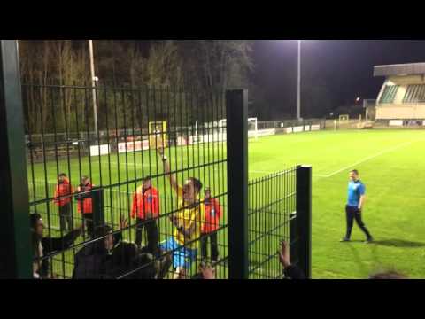 Lierse vs Virton Viering na de 2-3 overwinning