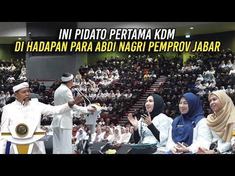 INI PIDATO PERTAMA KDM DI HADAPAN PARA ABDI NAGRI PEMPROV JABAR