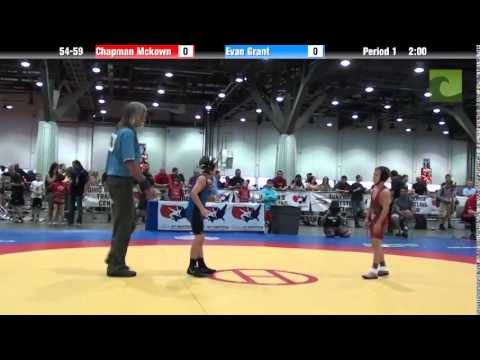 INTERMEDIATE 54-59 - Chapman Mckown vs. Evan Grant