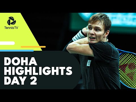 Murray vs Daniel Rematch; Goffin, Bublik In Action | Doha 2022 Day 2 Highlights
