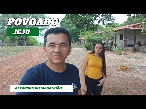 Fomos visitar o povoado Jeju na zona rural de Altamira do Maranhão.