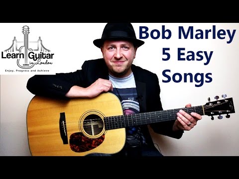 Easy Beginner Guitar Lesson - Play 5 Bob Marley Songs With 5 Chords