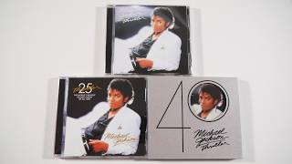 Michael Jackson - Thriller Versions CD Unboxing