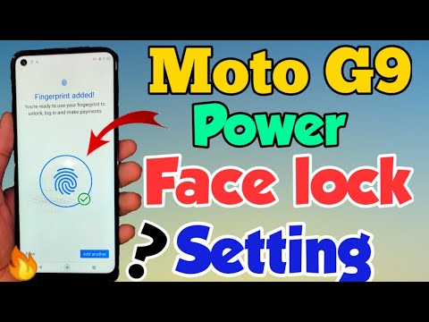 Moto G9 Power Phone mein Face lock kaise lagaye in Hindi | How to Set Face lock in Moto G9 Power