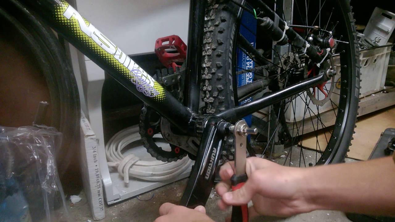 Poradnik rowerowy #1-Jak zdjąć korbe w rowerze