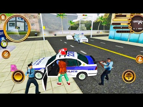 Miami Police Crime Vice Simulator - City Police Officer Game - Android Gameplay Lunch Active Games