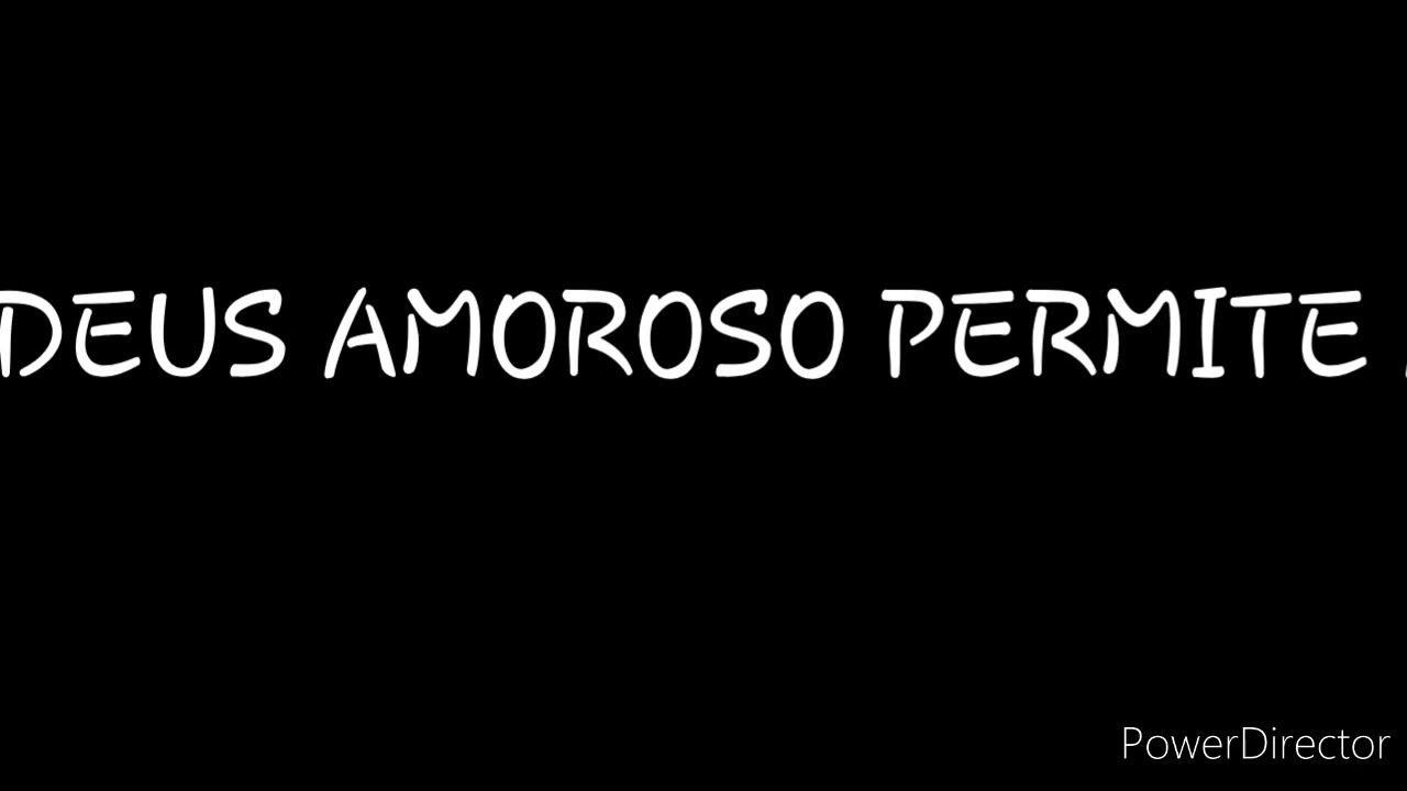 Deus amoroso permite