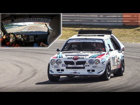 Lancia Delta S4 on track: Accelerations, Fly Bys & OnBoard!