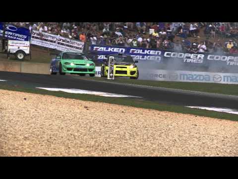 Tanner Foust vs. Calvin Wan - Formula Drift Road Atlanta 2009- Top 32