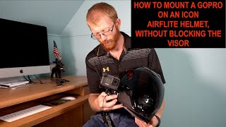 HOW TO MOUNT A GOPRO ON AN ICON AIRFLITE HELMET