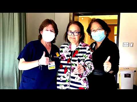 感動人心！挺過新冠肺炎的白衣天使 (Nurse leaves hospital after eight-month COVID ordeal)