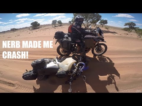 NERB MADE ME CRASH! - Googs Track Desert Adventure! WR250R - Part 11!