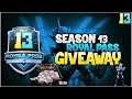 Season 13 Royale Pass Giveaway || Royal Pass & Free 770UC || Participate now