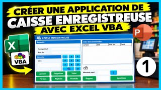 créer une application de caisse enregistreuse avec  excel vba