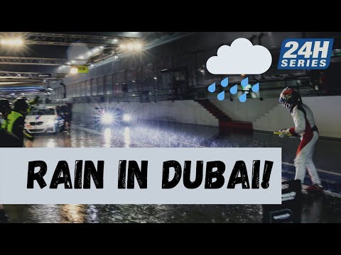 Rain in Dubai? Onboard lap of the Hankook 24H DUBAI 2020 in the night!