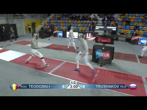 2022 158 T64 26 M S Individual Orleans FRA GP 4 TRUSHAKOV RUS vs TEODOSIU ROU