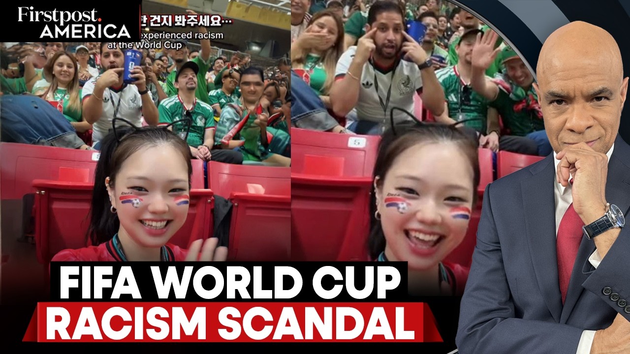 FIFA World Cup: Outrage Over Racist Gesture Mocking Asians Caught on Cam | Firstpost America | N18G