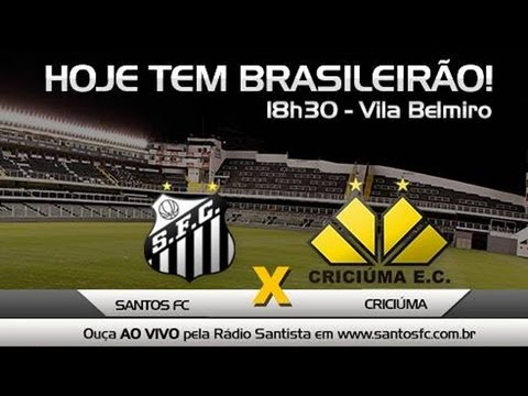 SANTOS 2 x 1 Criciúma - Campeonato Brasileiro - 24/09/2013