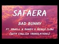 Bad Bunny - Safaera (Letra/Lyrics) (With English Translation)