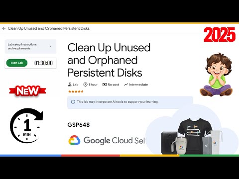 Clean Up Unused and Orphaned Persistent Disks | GSP648
