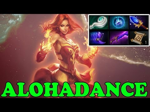 Dota 2 - ALOHADANCE Plays Lina - Ranked Match Gameplay