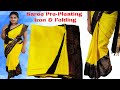 Pattu Saree Pre Pleating Ironing And Folding Tutorial In Telugu Tips N Tricks I Srividya Telugamma