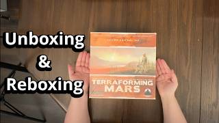 Terraforming Mars - Unboxing & Reboxing - What's in the Box?