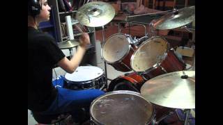 Blessed By A Nightmare drum cover