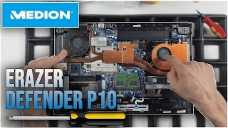 Medion Erazer Defender P10 (MSN:30029999) von Innen - RAM, SSD, Akku, Lüfter wechseln