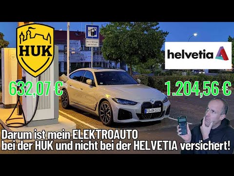 Darum ist mein ELEKTROAUTO bei der HUK und nicht bei der HELVETIA versichert!