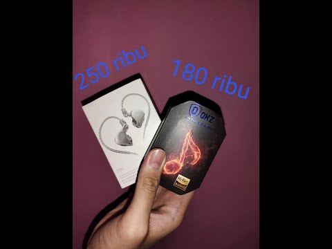 Earphone 250k alias kz dq6 vs 180k alias qkz ck10 sound quality hampir sama