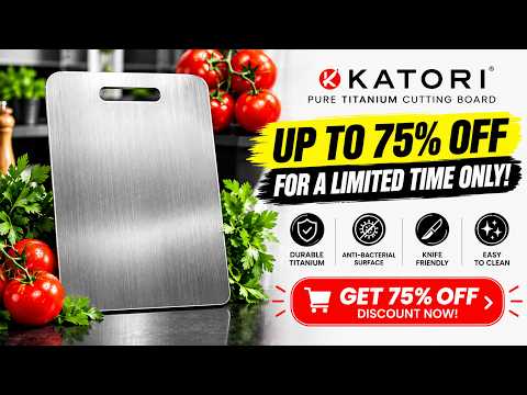 🔥KATORI TITANIUM CUTTING BOARD - IS IT THE BEST TITANIUM CUTTING BOARD? HONEST REVIEW!
