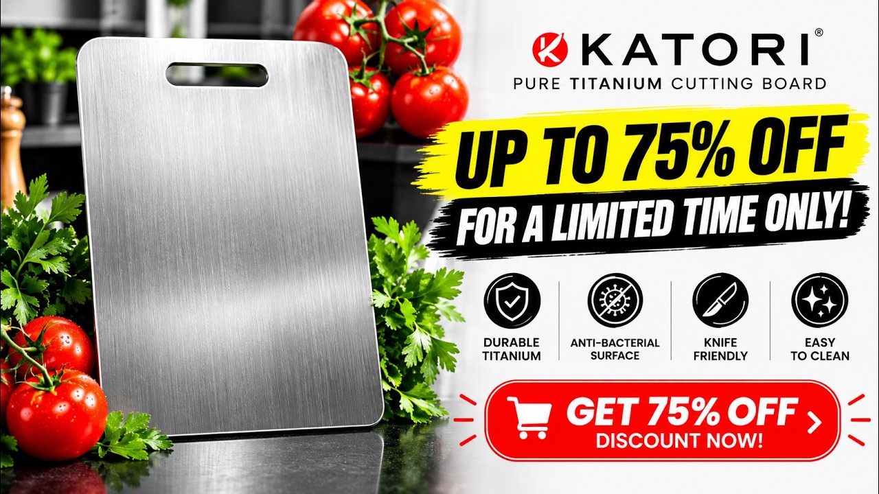 🔥KATORI TITANIUM CUTTING BOARD - IS IT THE BEST TITANIUM CUTTING BOARD? HONEST REVIEW!