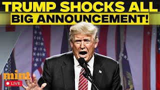 Donald Trump LIVE: Trump's Stunning Announcement | Trump Latest News L