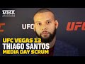 UFC Vegas 13: Thiago Santos Welcomes Rematch With Jon Jones After Winning Belt - MMA Fighting