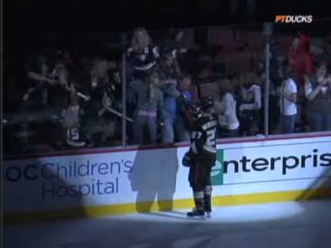Scott Niedermayer Stick Toss Causes Brawl 11/19/2009